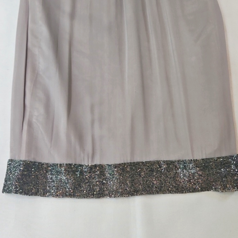 NWT! Adrianna Papell Silk Sequin Embellished Mini Dress Size 4 - Picture 5 of 12